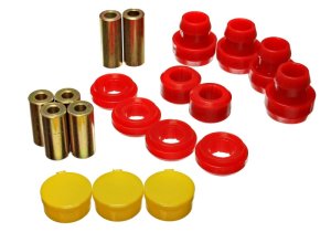 Honda Prelude Control Arm Bushing Set - Front - Energy Suspension - Hyper-Flex Performance Polyurethane - Red - `97-`01